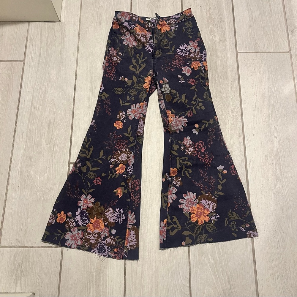 We The Free Free People Multicolor Floral Jeans